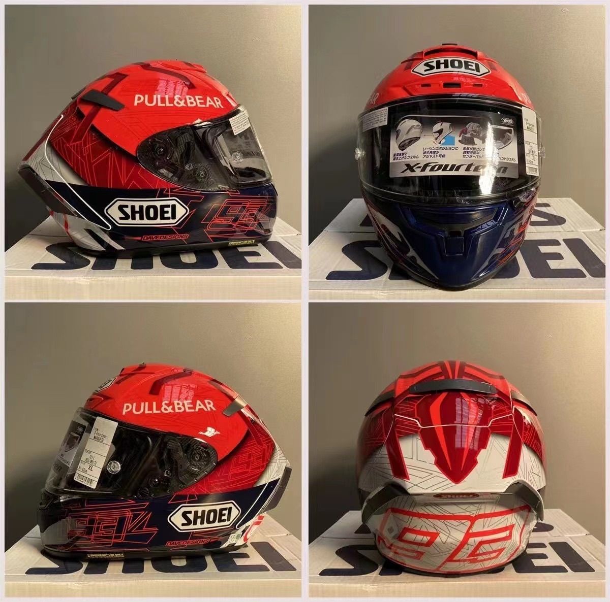 全国未開封唯一新品】SHOEI X-Fourteen マルケス 6 Lサイズ