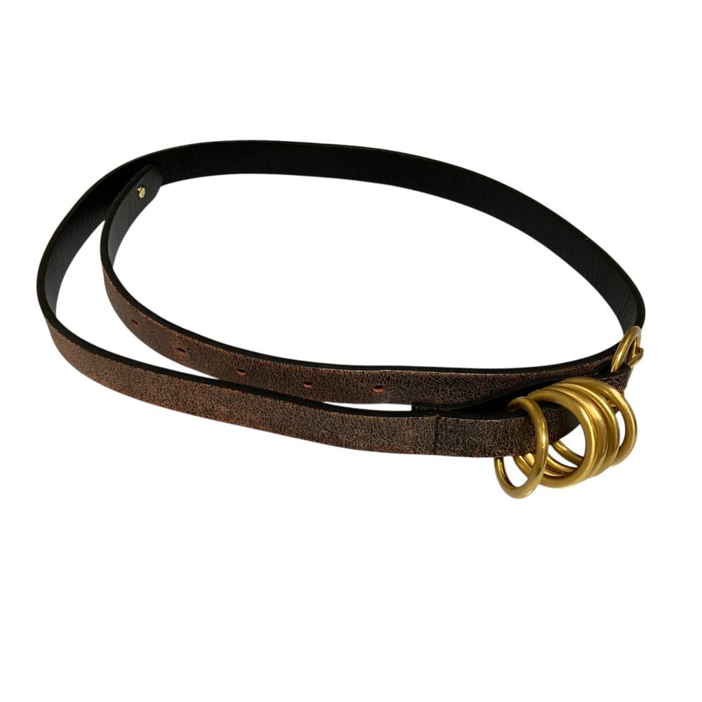 【良品】ヴィヴィアンウエストウッド オーブバックル ベルト ゴールド レザー Vivienne Westwood - ヴィヴィアンウエストウッド オーブ