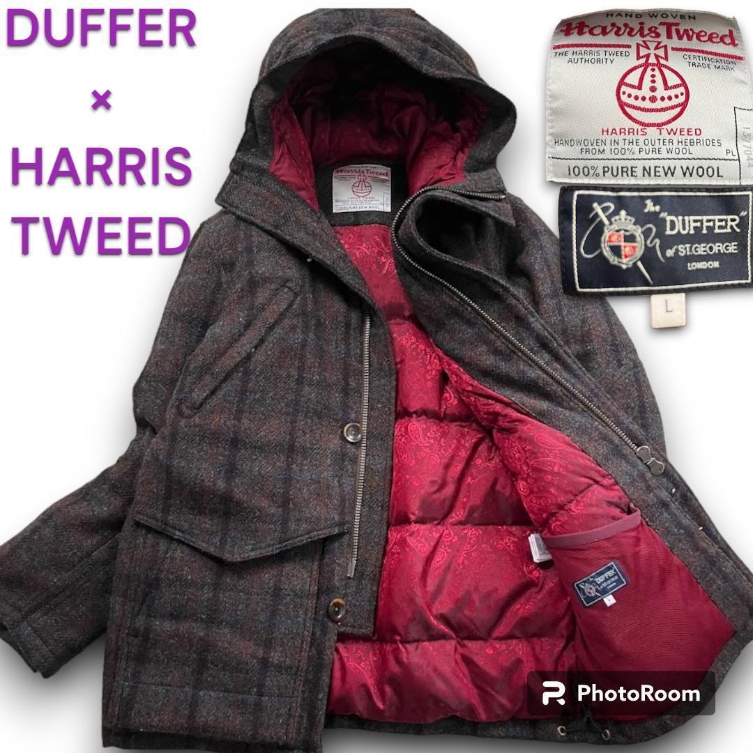 美品 The DUFFER of ST.GEORGE×HARRIS TWEED ダファーオブセント