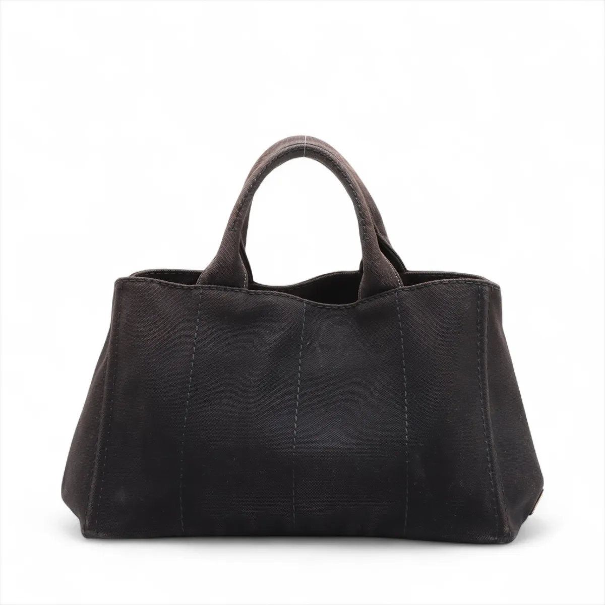 大容量 PRADA ボストンバッグ 三角ロゴ テスートナイロン ブラック