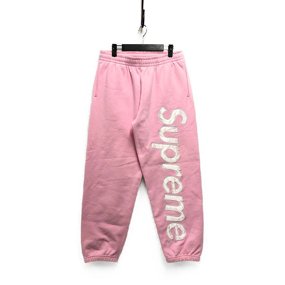 SUPREME シュプリーム 23AW Satin Applique Sweat pant ロゴ