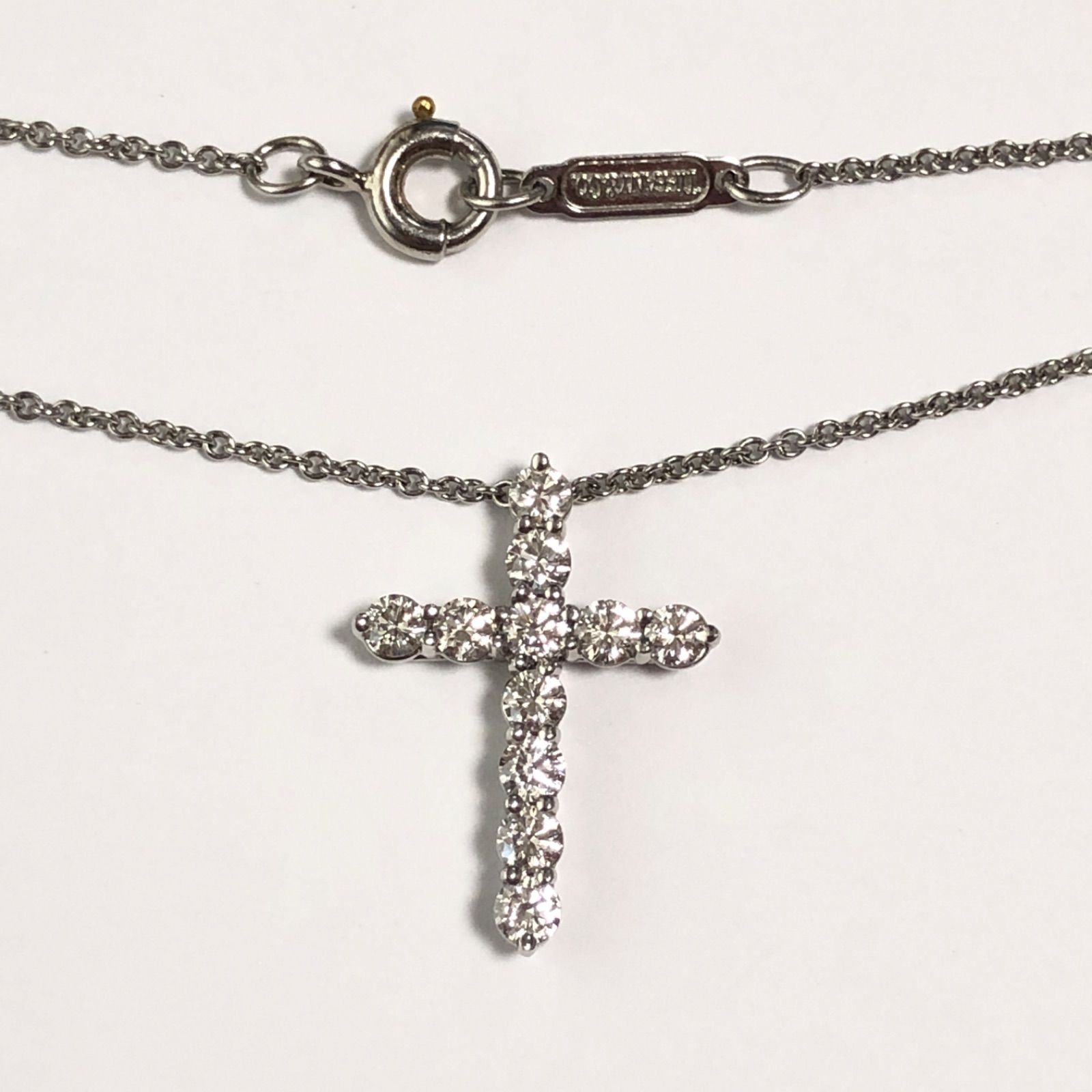 【TIFFANY&Co. 】 ティファニー スモールクロス ネックレス 925 TIFFANY&Co.】ティファニー スモール クロス ネックレス