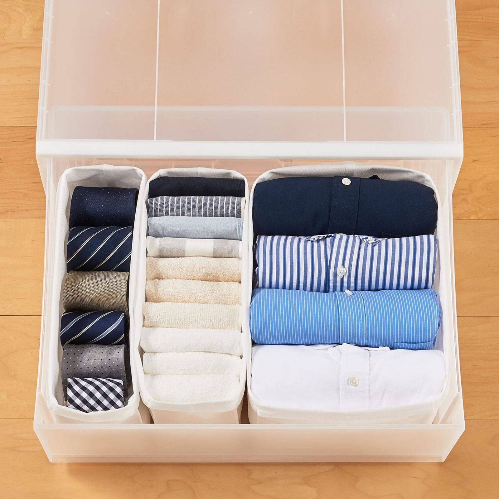 ポリプロピレンケース 引出式 深型 6個セット 無印良品