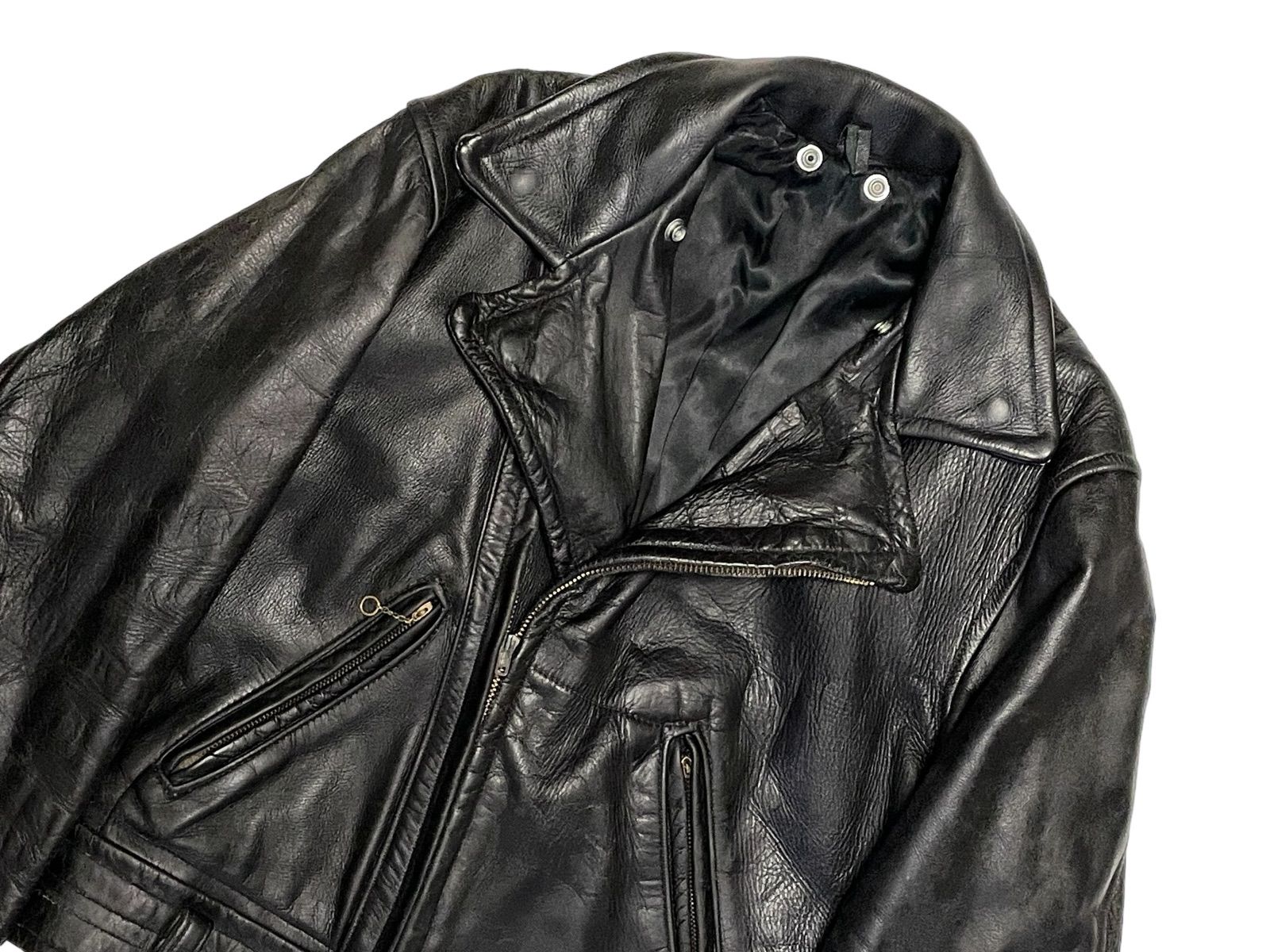 CAL LEATHER キャルレザー CHP ダブル レザー ライダースジャケット