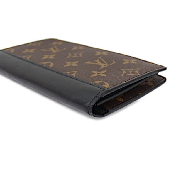 Shop Louis Vuitton MONOGRAM MACASSAR Brazza wallet (M69410) by