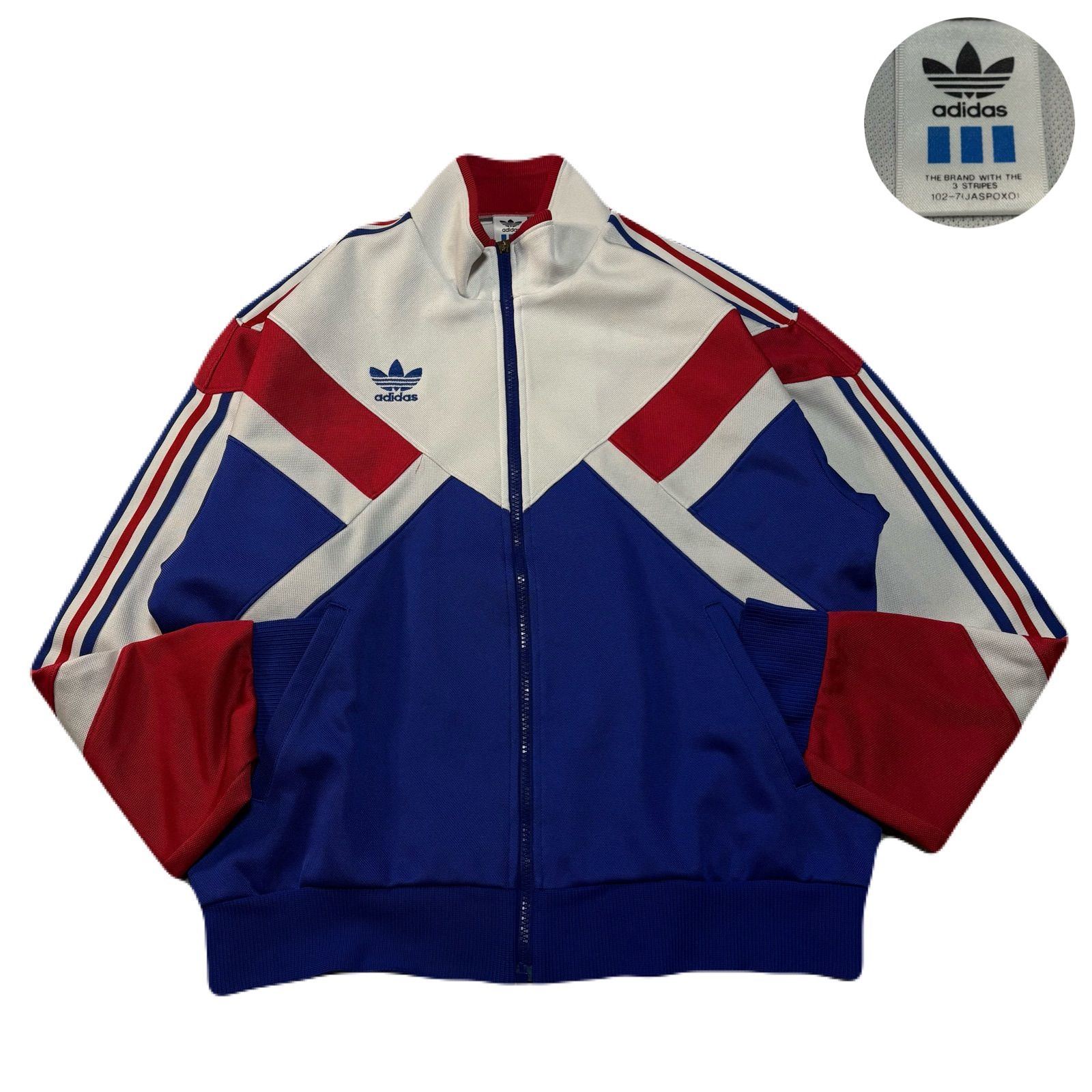 80s-90s “ADIDAS” by DESCENTE track jacket & pants set up 80