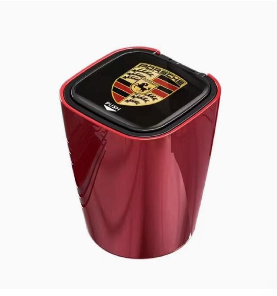 ポルシェ PORSCHE 車用灰皿 タバコ灰皿 LEDライト付き ミニ