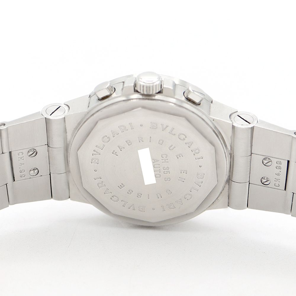 内部点検済 BVLGARI ブルガリ ディアゴノ スポーツ クロノグラフ CH35S  