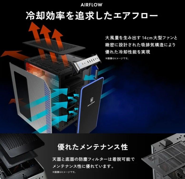 GALLERIA XA7C RTX5070Ti ゲーミングPC 新品 - メルカリ