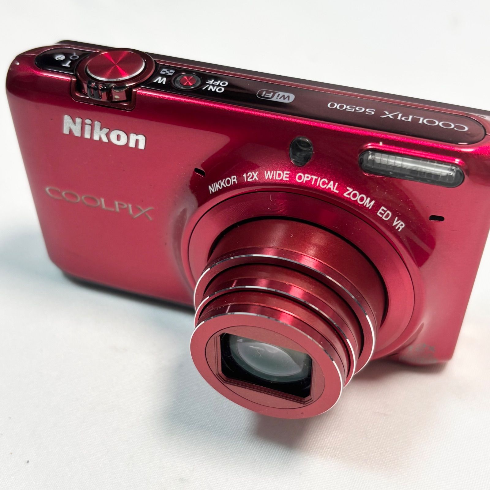 Nikon COOLPIX S6500 レッド 本体 ジャンク品 Nikon COOLPIX S6500