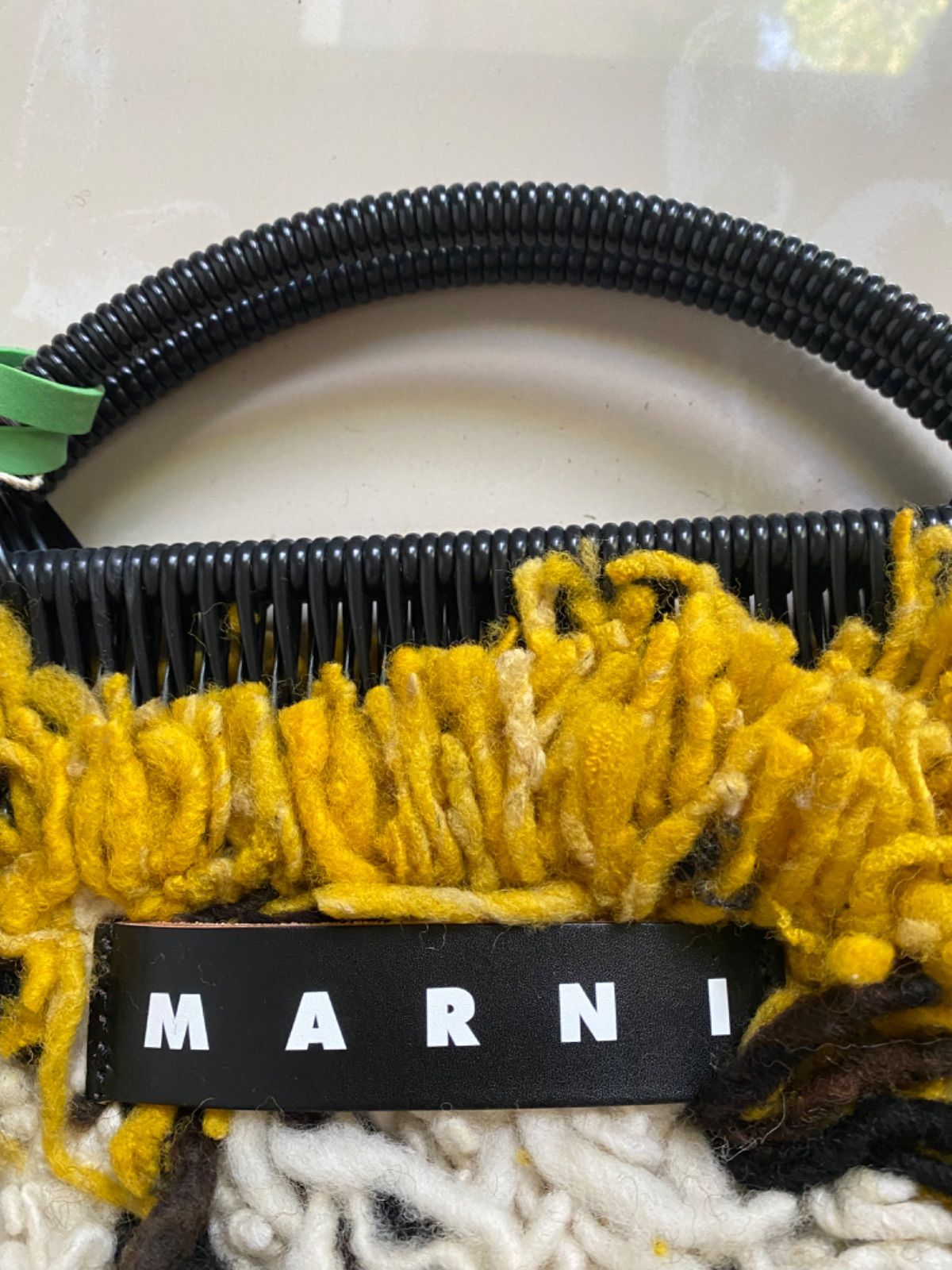 MARNI MARKET ロングウール フレームバッグ　マルニ マーケット