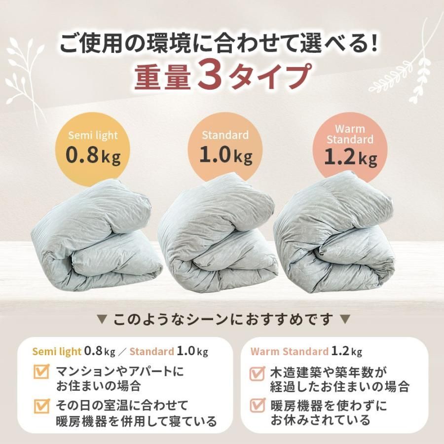 コインランドリーで洗える羽毛布団