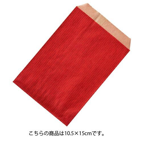 筋入りカラークラフト レッド 10.5×15 200枚 61-781-90-1 