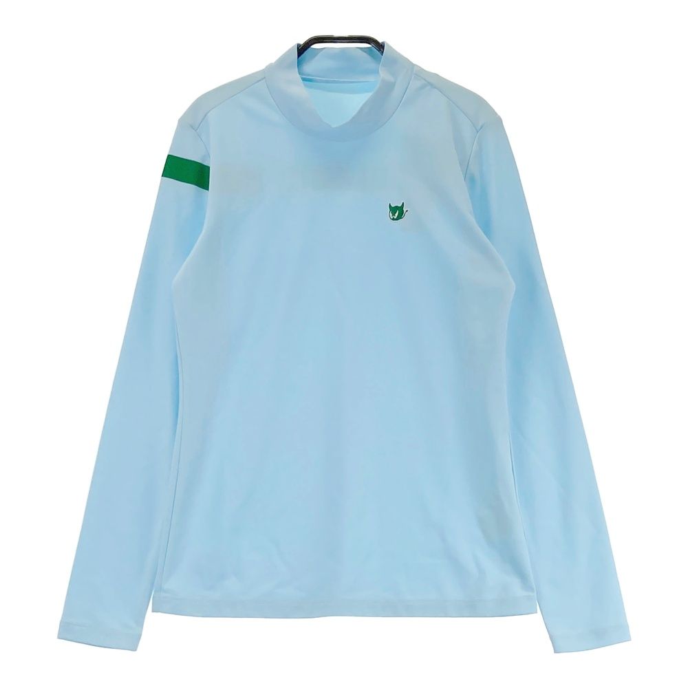 サイズ S WAAC ワック 072242060 長袖モックネックTシャツ ブルー系 240101419507 ゴルフウェア レディース ストスト