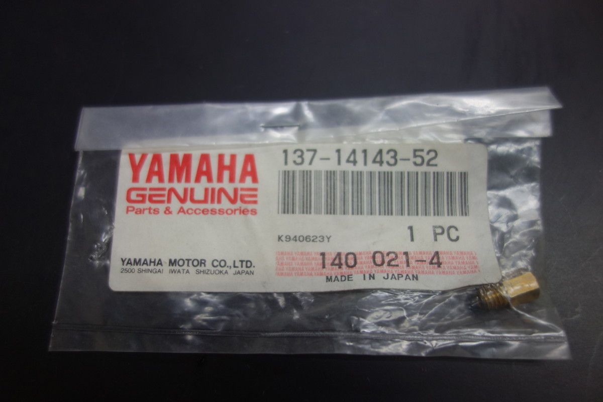 SR400 メインジェット 137-14143-52 ヤマハ 新品 パーツ 純正部品