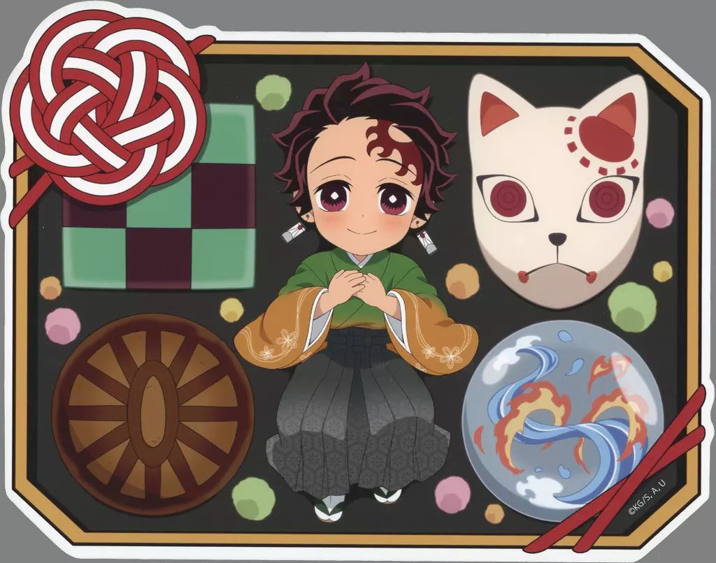 中古】雑貨 竈門炭治郎 スタンディPOP 「鬼滅の刃×ufotable Cafe×マチ