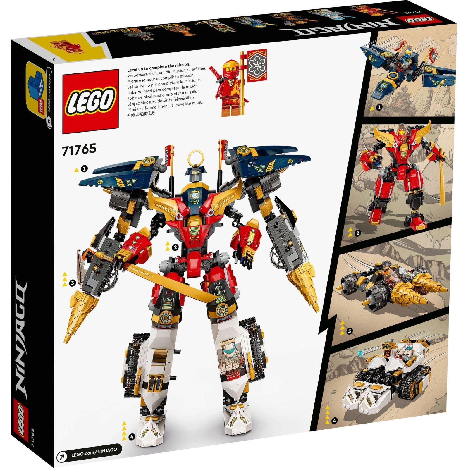 M!LK Ribbon 全形態セット Ninja Ultra Combo Mech 71765 | NINJAGO® | Buy online at the