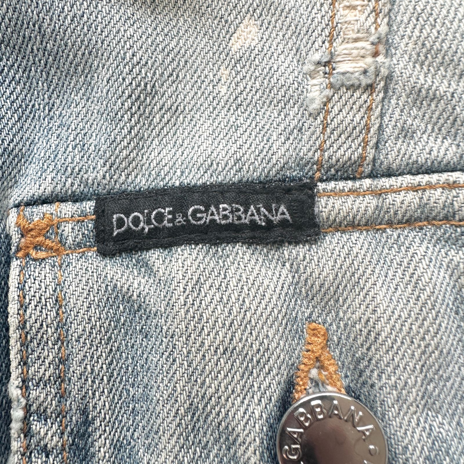 DOLCE&GABBANA ドルチェ&ガッバーナ ドルガバ ダメージ加工