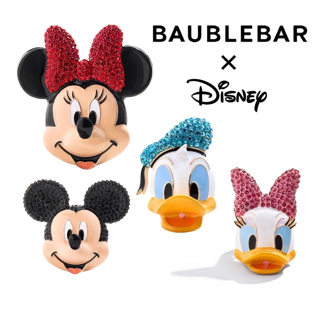 BaubleBar - バウブルバー ディズニー 3D キャラクター ピンバッジ ミッキー＆フレンズ 新作】 日本未発売 バウブルバー ディズニー コラボ 3D