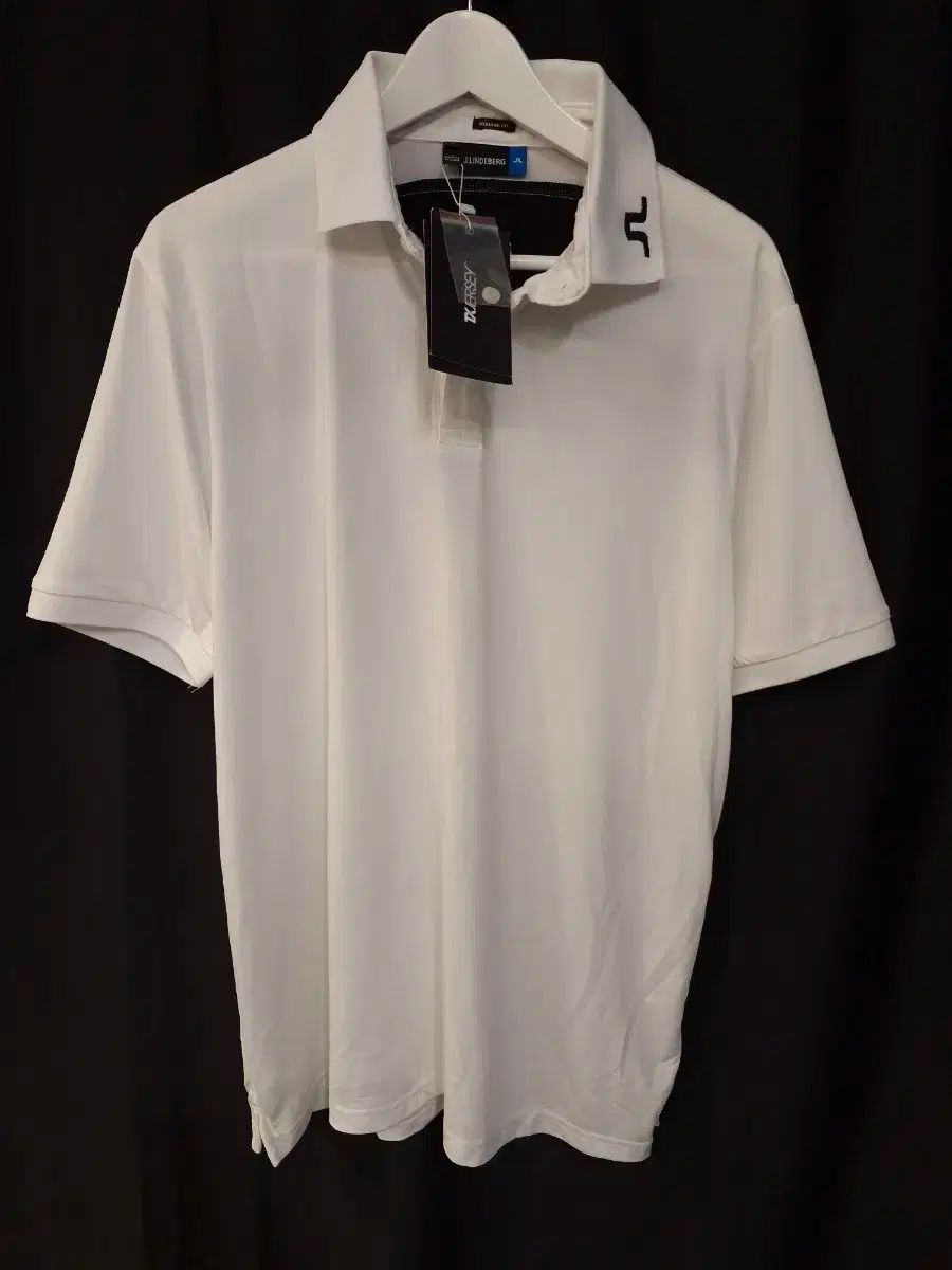 J.LINDEBERG(J.リンドバーグ) ホワイト ポロ Tシャツ L