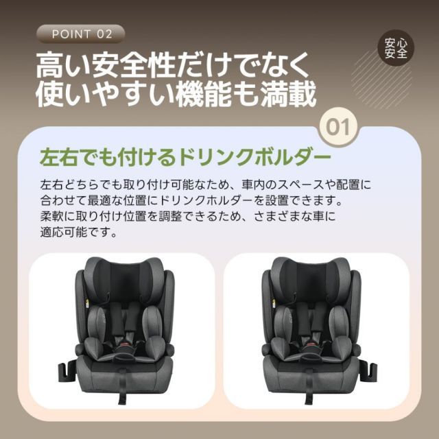 ISOFIX 15か月-12歳