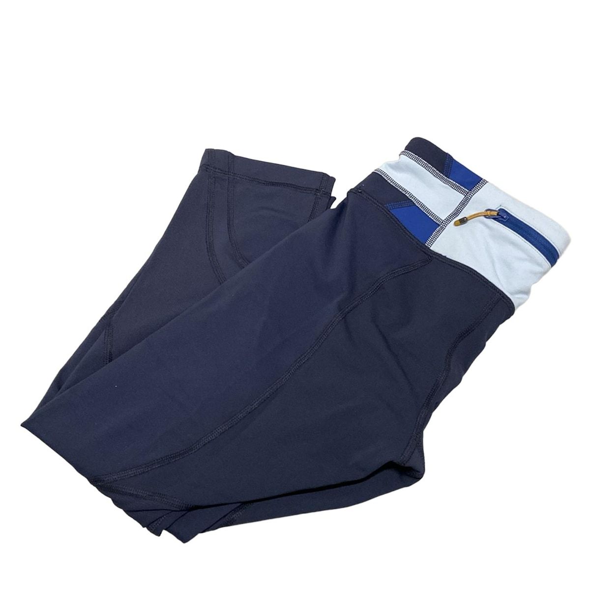 lululemon ルルレモン 小物 - ダークネイビー×ライトブルー×マルチ スパッツ