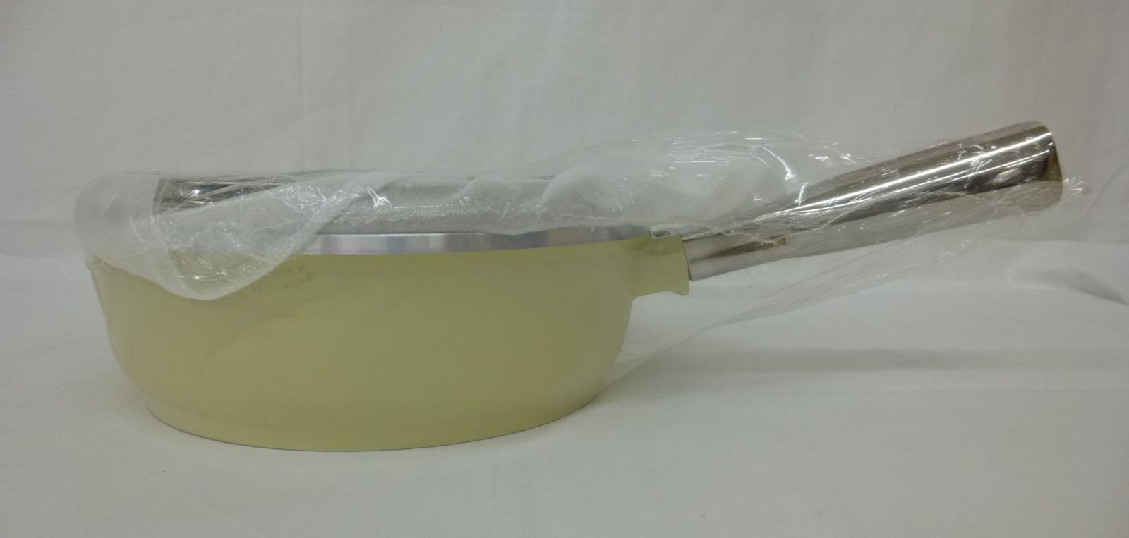 【未使用品】オールパン 22㎝ アサヒ軽金属 ガラス蓋 レシピ本 適温計