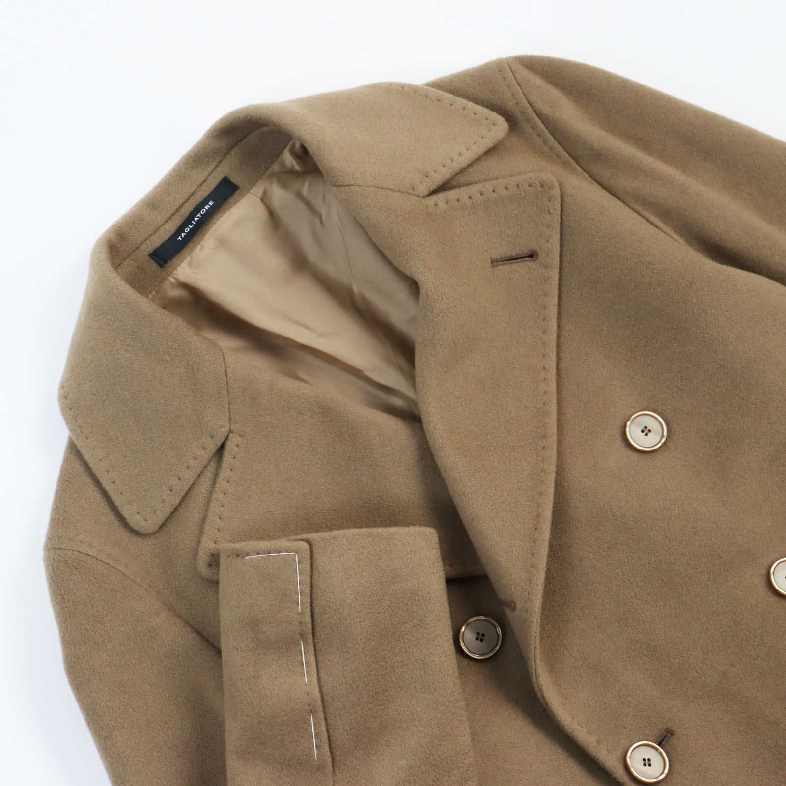 ○未使用TAGLIATORE カシミヤ100% キャメル ジャケット サイズ44