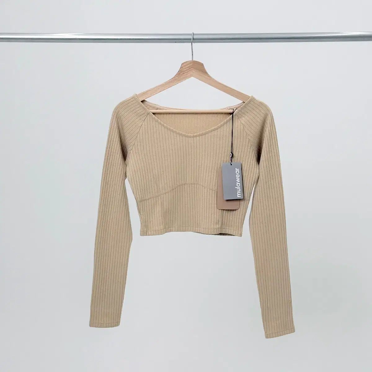 新品 Mulawear(ミュラウェア) ソフト リップ ロング スリーブ 長袖 Tシャツ ヨガウェア S