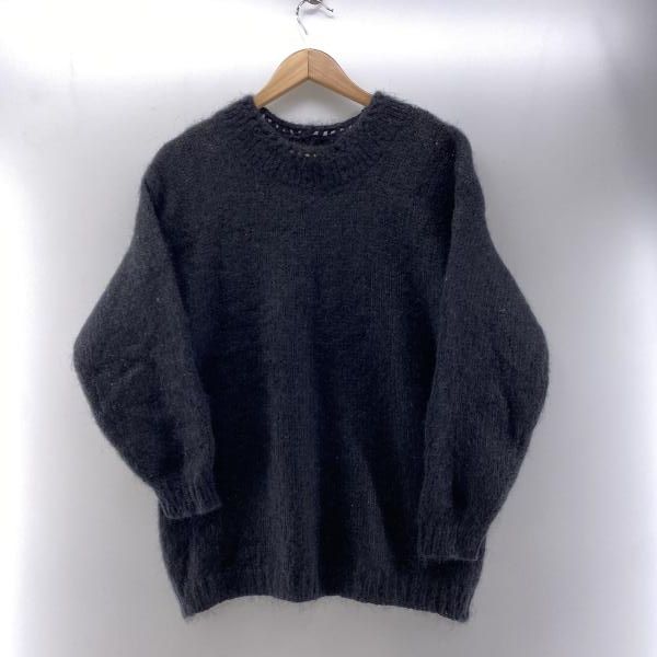 Rafaella 80～90s モヘア混ニットセーター ブラック size L 24