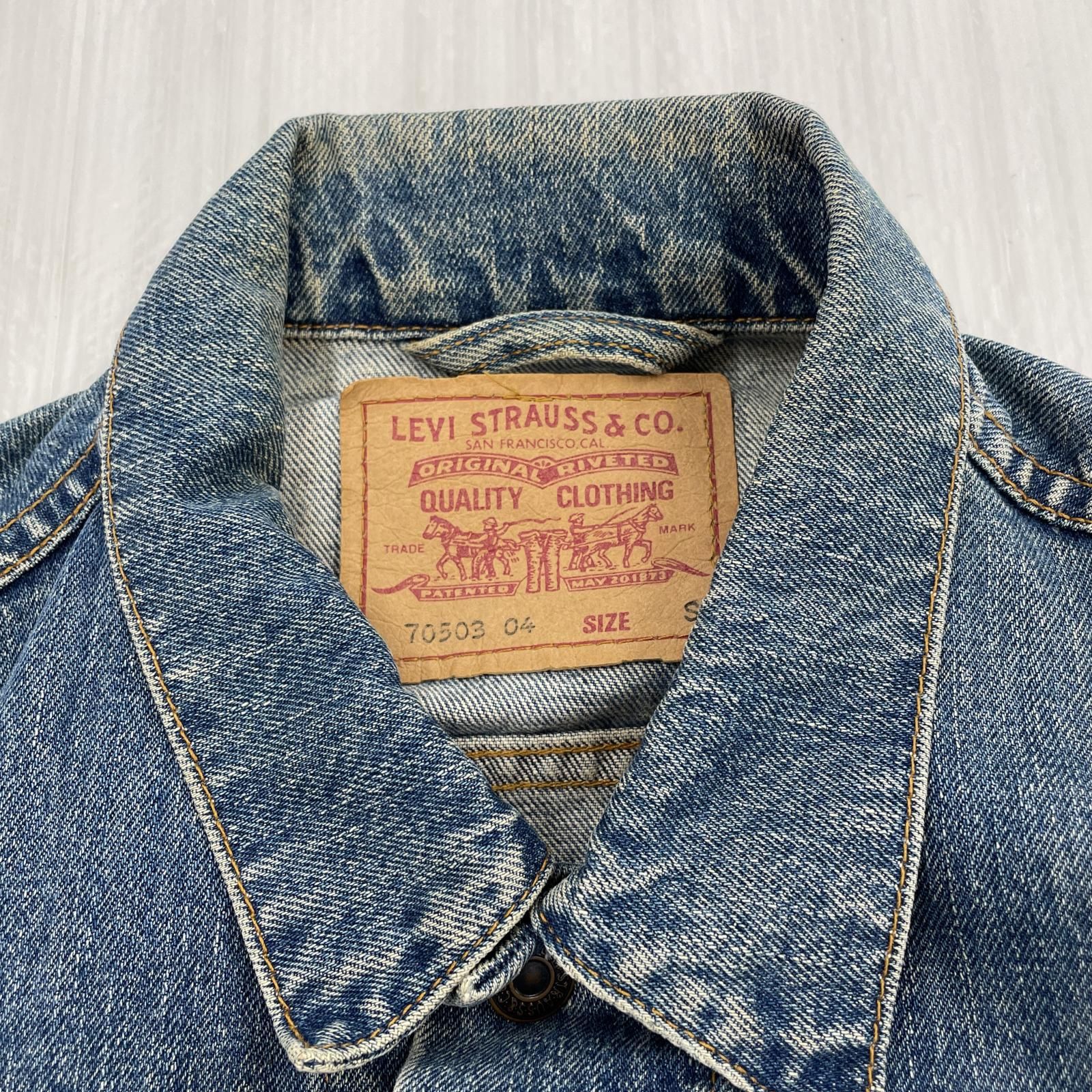 Levi's リーバイス 70503 04デニムジャケット sizeS/ブルー