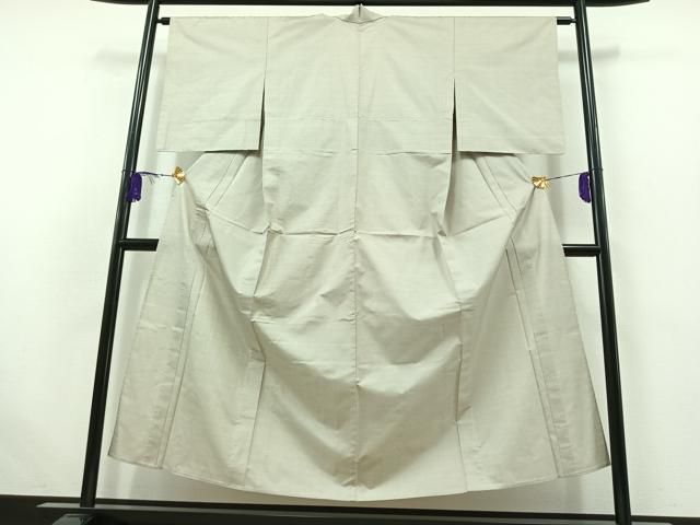 平和屋着物 本場大島紬 白大島 単衣 9マルキ 正絹 AABB5223jh