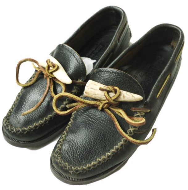 ユケテンブラックレザーモカシン