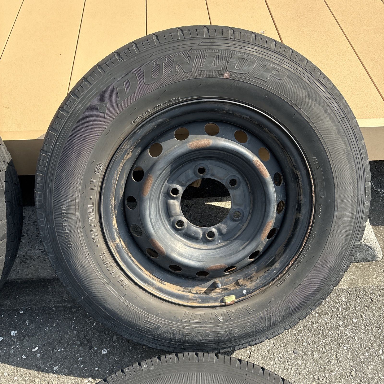 トヨタ純正 200系 ハイエース アルミホイール 195/80R15 WEDS 15インチ アルミホイール キーラータクティクス ハイエース