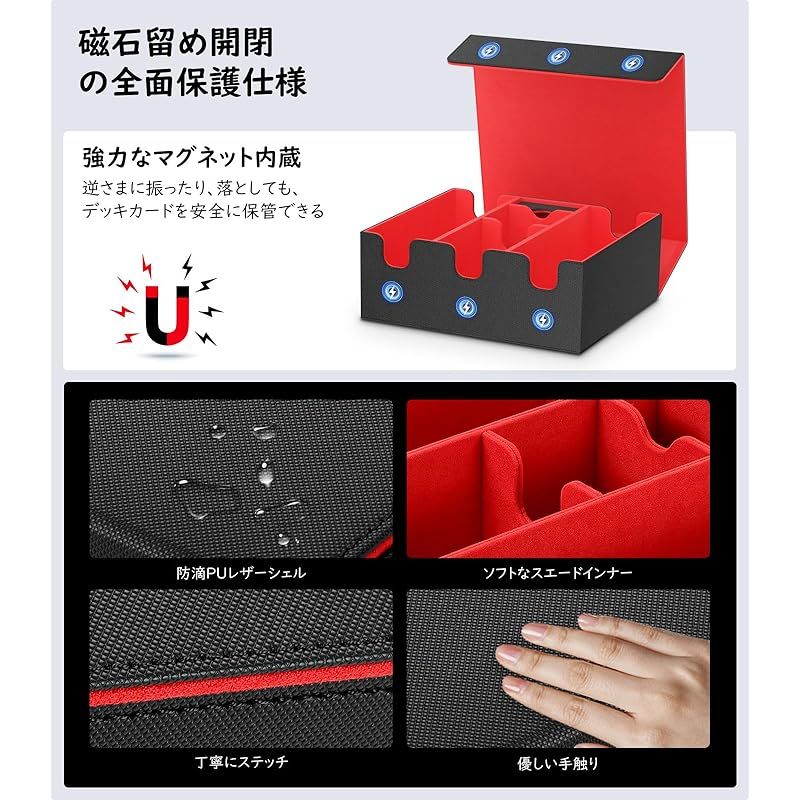 MoKo デッキケース トレカケース カードストレージボックス