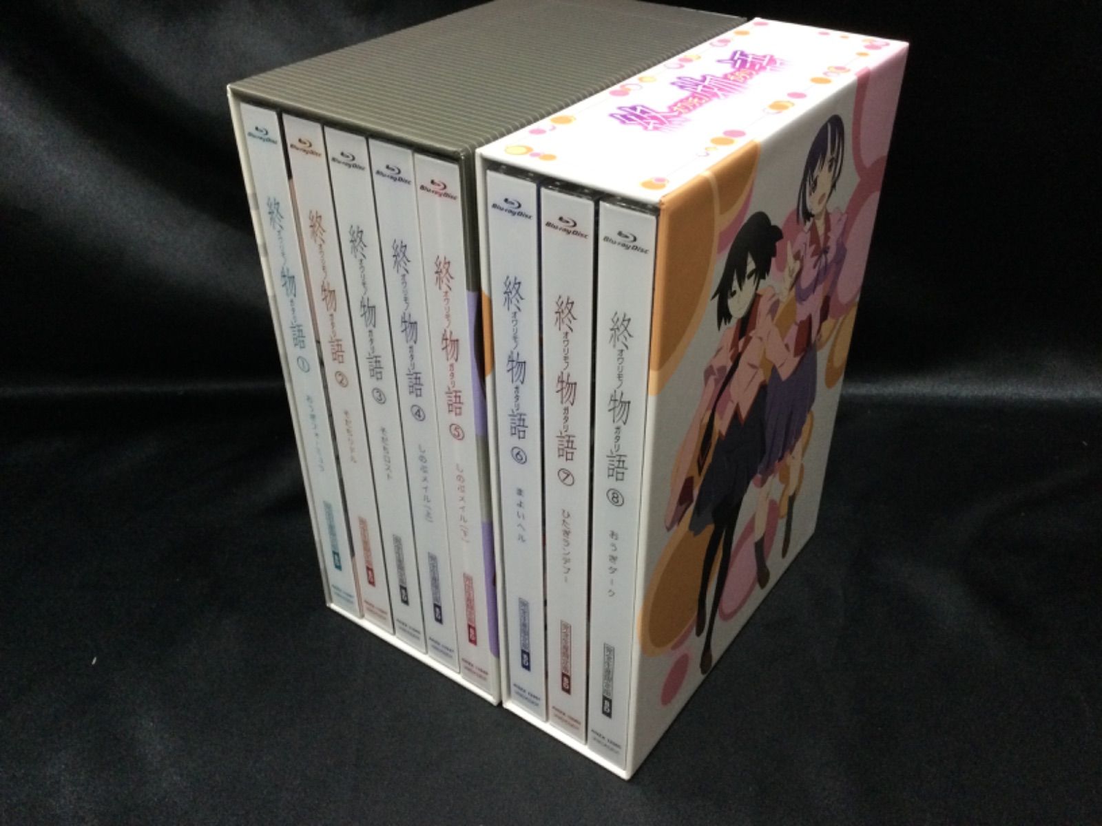 ★終物語 完全生産限定版 全8巻セット 全巻収納BOX付き　Blu-ray