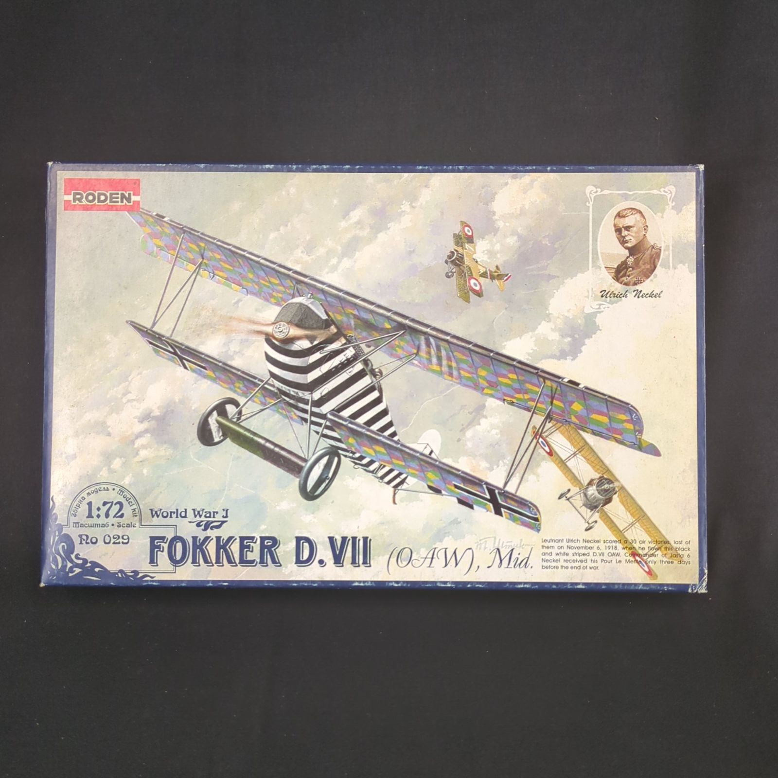 輸入キット 品 RODEN Ro029 FOKKER D.Ⅶ OAW MID. フォッカー D.VII