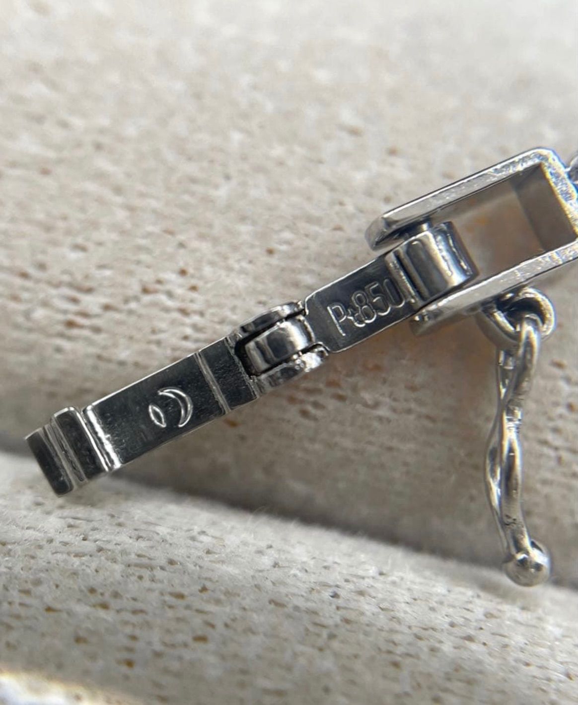 JJ164☆高級 TASAKI ダイヤモンド1ct pt ラインブレスレット鑑付