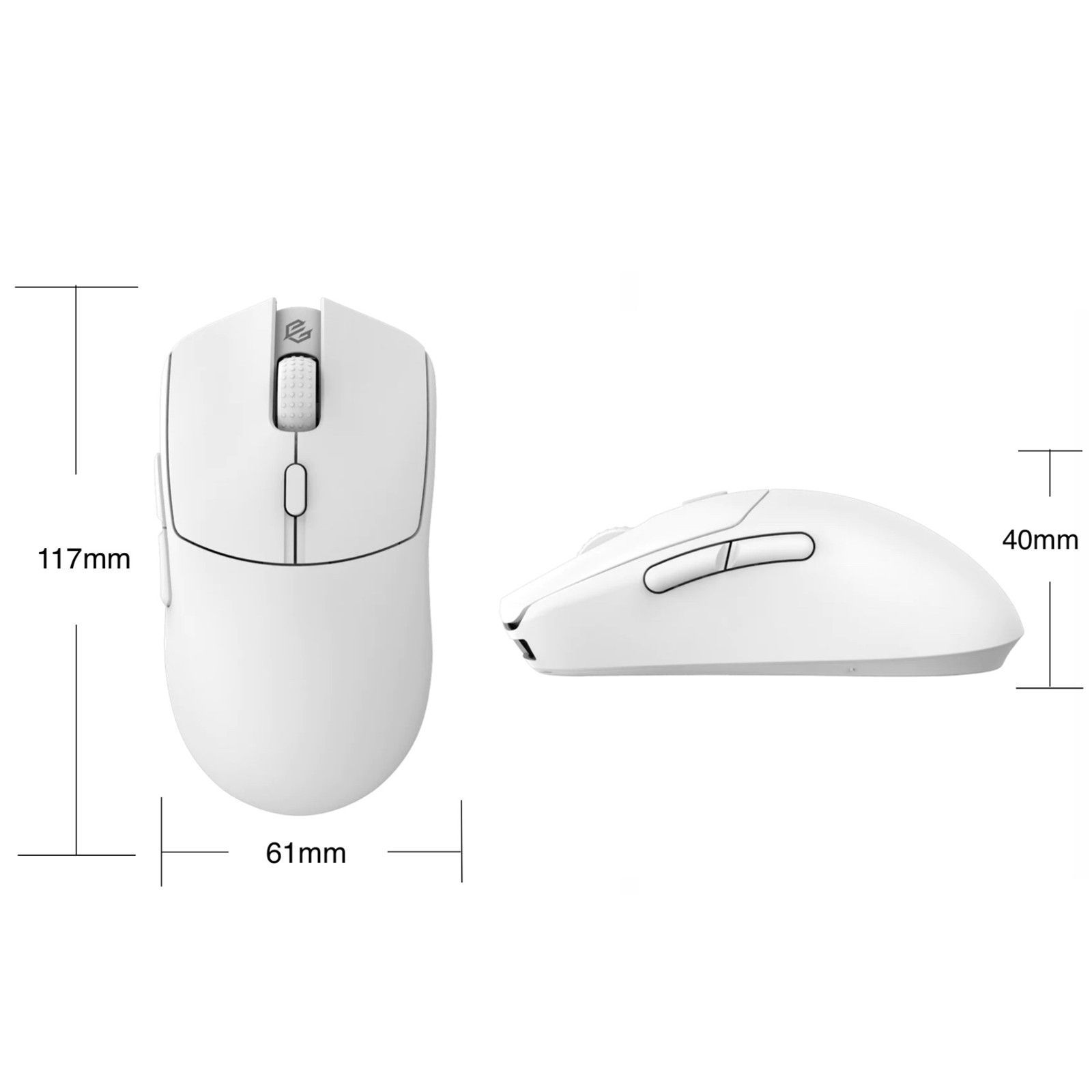 8000Hz GWolves HTS Plus HTS+ 8K ゲーミングマウス ワイヤレス 白  