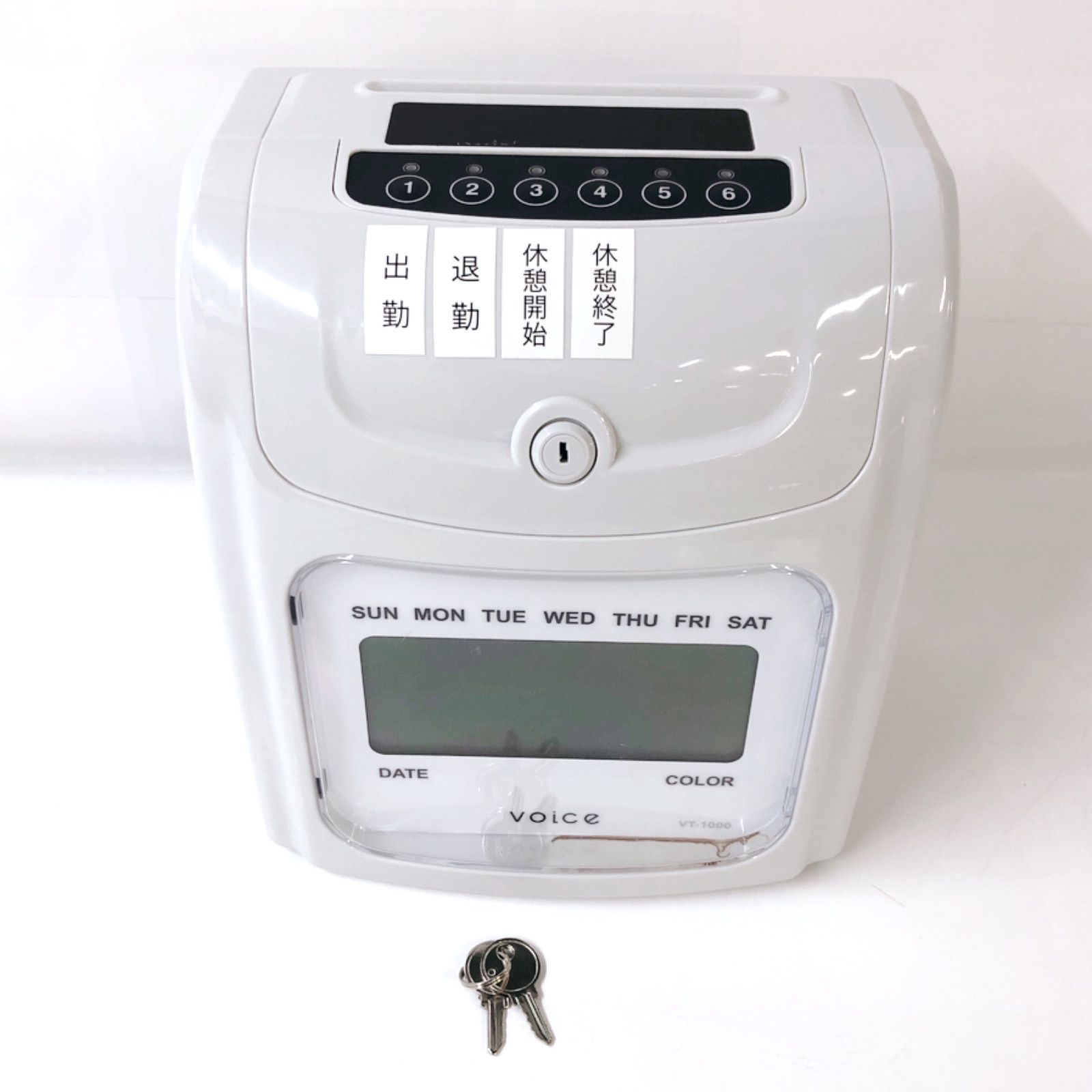 voice タイムれレコーダー voice タイムレコーダー 《タイムカード500枚付き》 - メルカリ