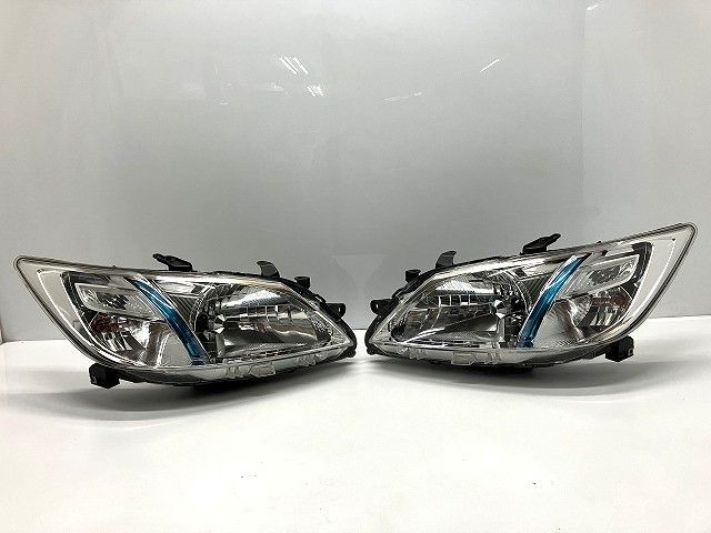 コーティング　比較的綺麗　YA5　エクシーガ　前期　ヘッドライト　左右　HID　1833　3B　レベ付き　バラスト付き　250313247
