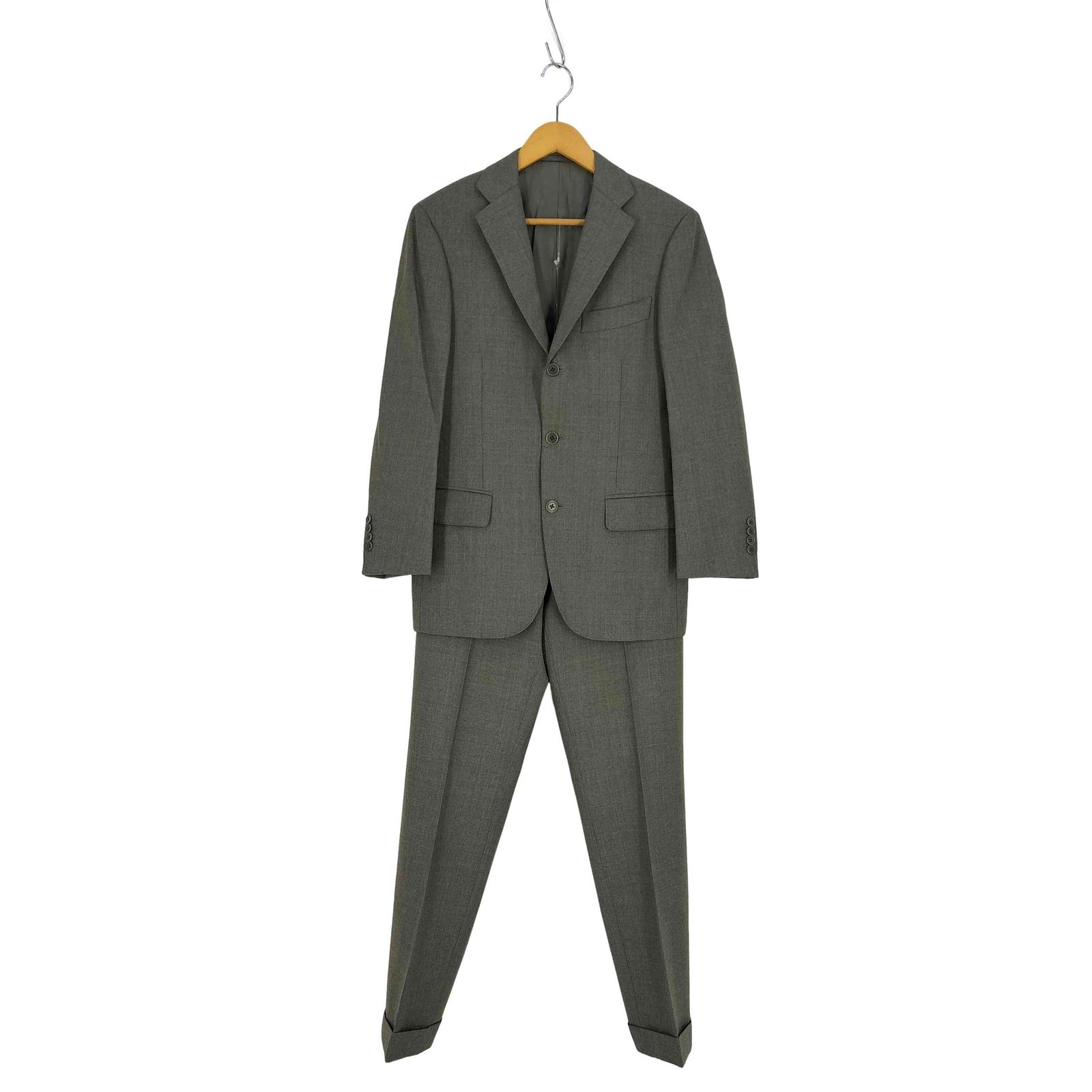 ヴェルサーチ GIANNI VERSACE ダブル メンズスーツ シルク ウール MADE