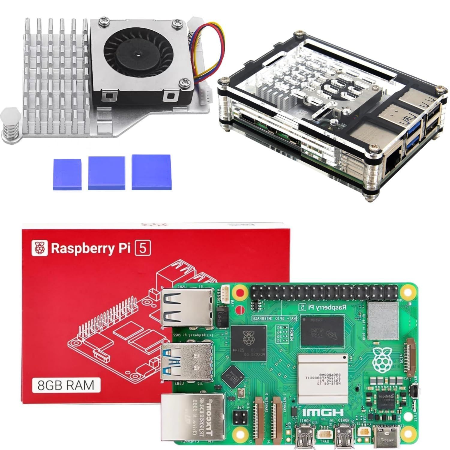 Vesiri Raspberry Pi 5 8GB Starter Kit 技適対応品 raspberry pi 5 kit ラズベリーパイ5 8gb ボード+アクティブ冷却ヒートシンク+アクリル9層ケース ラズベリーパイ5キット(raspberry Pi 5 - メルカリ