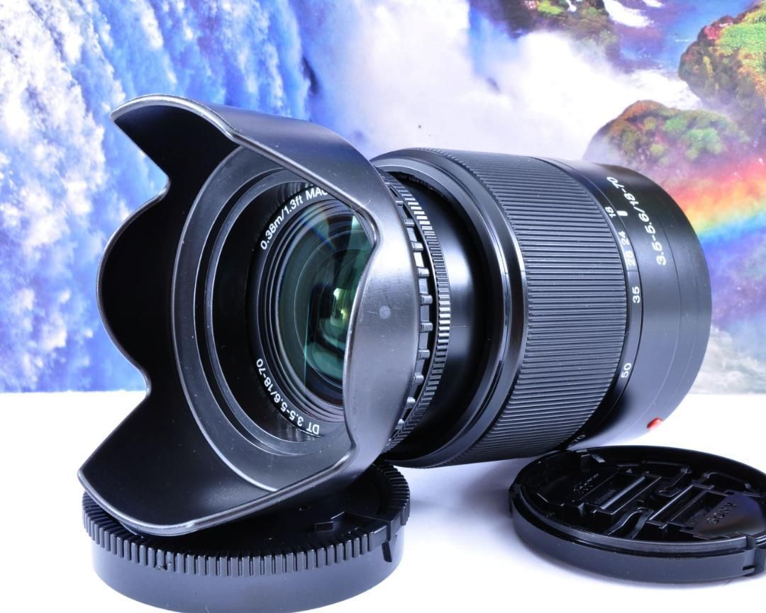 通販の公式 SONY ソニー 純正 標準レンズ 18-70mm 3.5-5.6 MACRO - カメラ