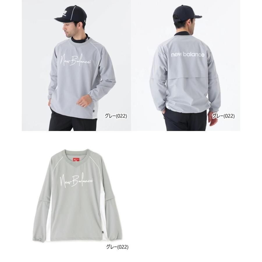 ニューバランス ゴルフウェア アウター 2WAY クルーネック スニードジャケット グレー ブルゾン new balance 葛西店