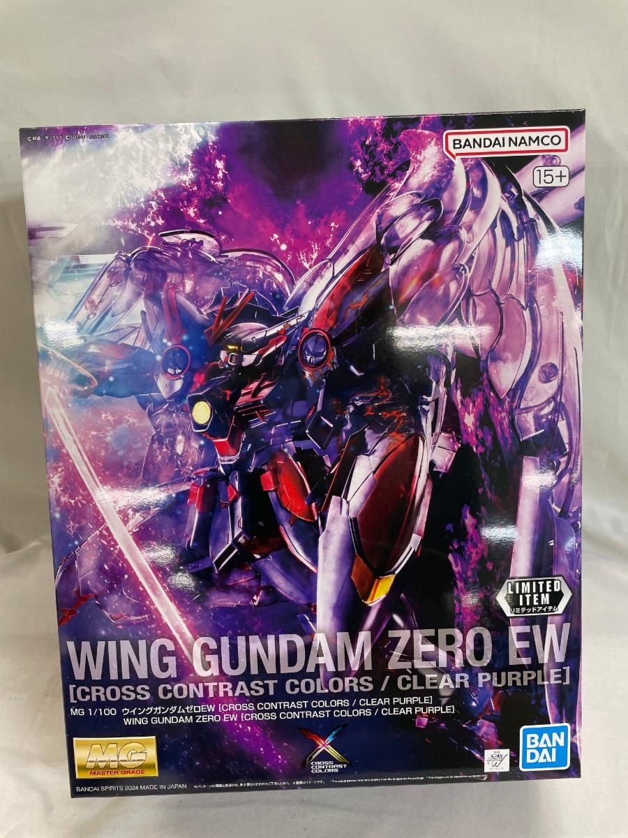 1|100 MG XXXG-00W0 ウイングガンダムゼロ EW CROSS CONTRAST COLORS|CLEAR PURPLE イベント