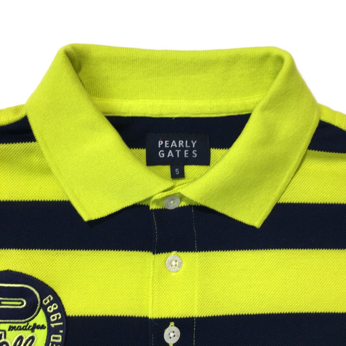 パーリーゲイツ　ポロシャツ　新品未使用　サイズ５ 中古 メンズ パーリーゲイツ PEARLY GATES 半袖ポロシャツ 6(LL