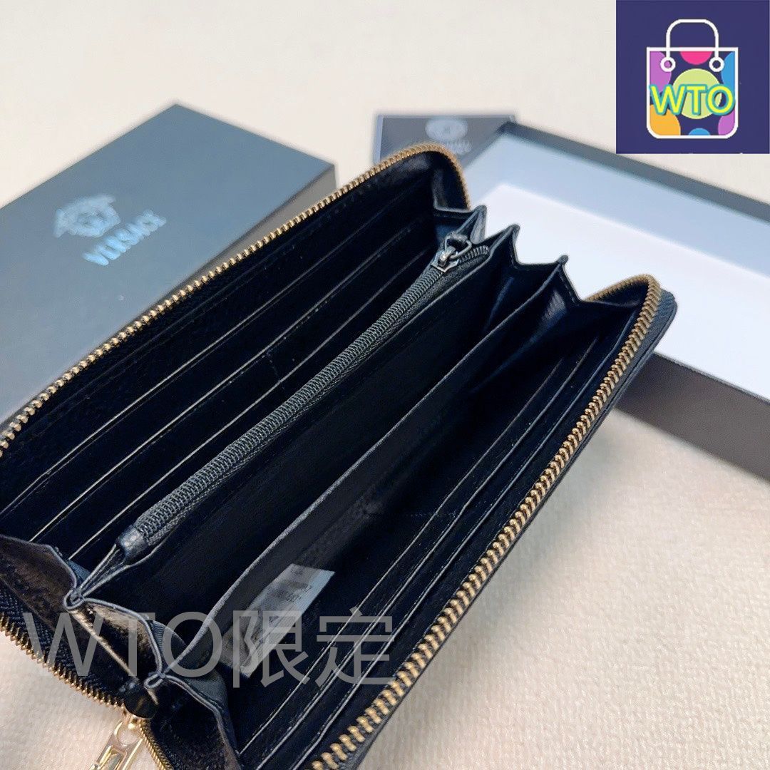  今日 Versace ヴェルサーチ レザーメンズハンドバッグ 質感柔らかく 感に富む-WTO輸入2 財布 キッズファッション小物