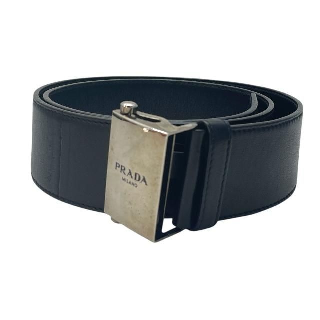 プラダ PRADA ベルト アクセサリー 小物 ロゴ レザー ブラック