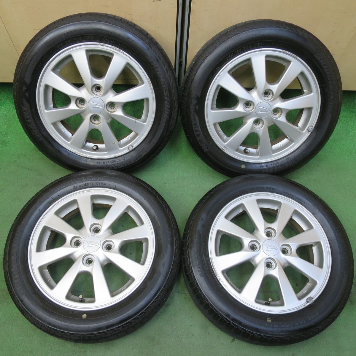 ダイハツ タント 純正 14インチ ブリヂストン エコピア155/65R14 BRIDGESTONE ダイハツ 純正 14インチ ブリヂストン 155/65R14